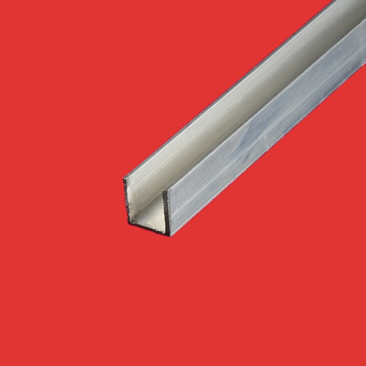 Tube alu rectangle - Aluminium 6060 brut - 1 à 3 mètres Longueur