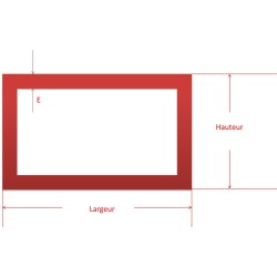 Tube rectangulaire alu 50x25 - Long. 1 à 4 mètres - Comment Fer