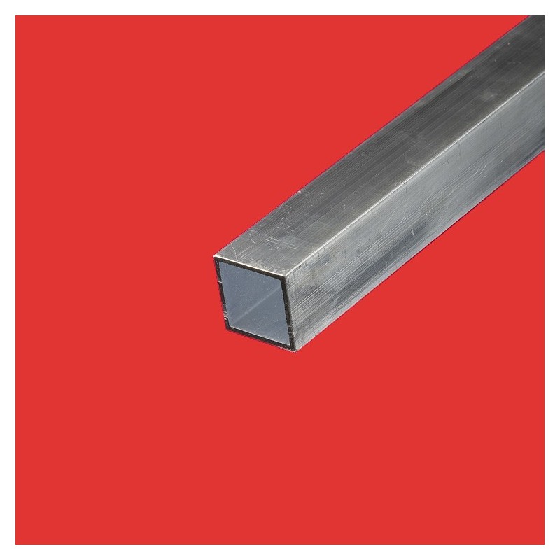 Tube carré aluminium 25x25 - Long. 1 à 4 mètres - Comment Fer