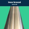 Tube inox brossé carré 30x30mm - Long. 1 à 4 mètres - Comment Fer