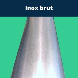 Tube inox brossé diametre 48,3 - Long. 1 à 4 mètres - Comment Fer