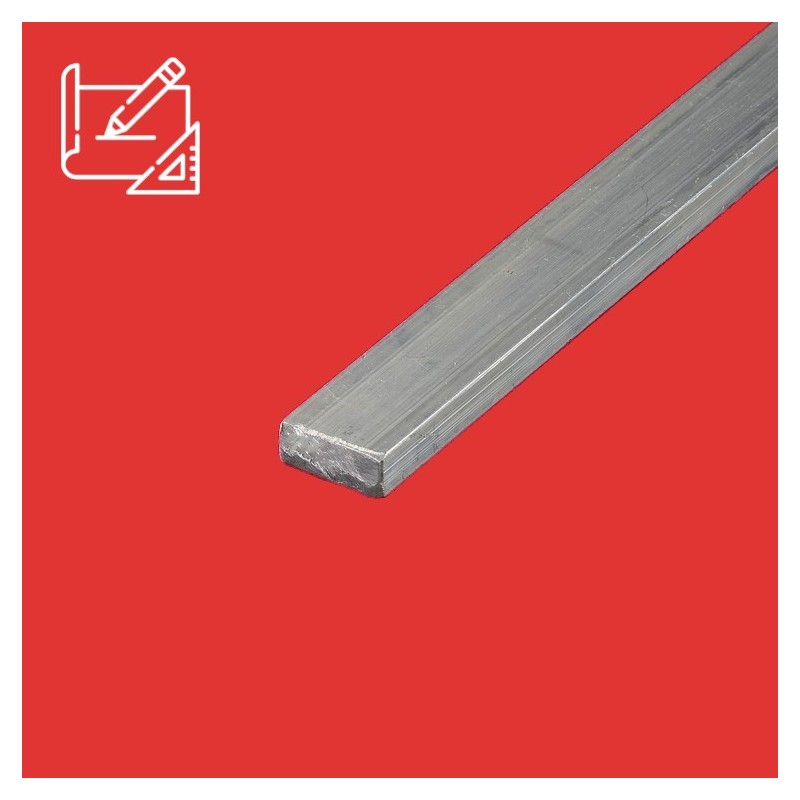 Barre aluminium plate sur mesure