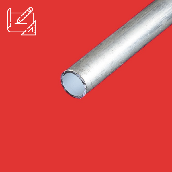 tube aluminium carré 60 x 60 - Découpe sur mesure offerte