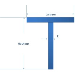 T acier sur mesure