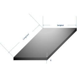 Tole acier brut 1000x2000 mm - Comment Fer