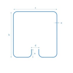 Chemin de roulement 55 x 62 mm Comment Fer