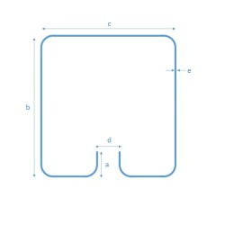 Chemin de roulement en acier 70 x 85 mm PAF Comment Fer