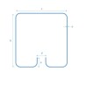 Chemin de roulement en acier 70 x 85 mm PAF Comment Fer