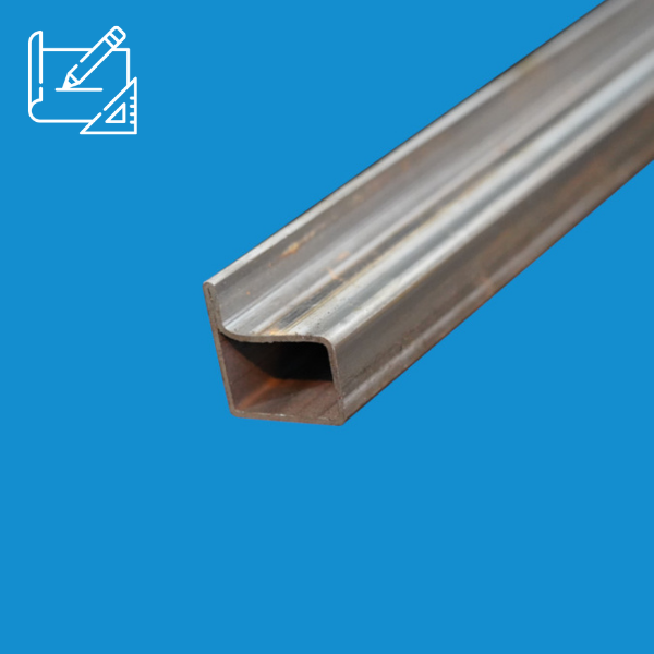 Tube à ailes en acier L sur mesure