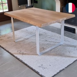 Pied de table fer plat