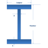 Poutre HEA sur mesure