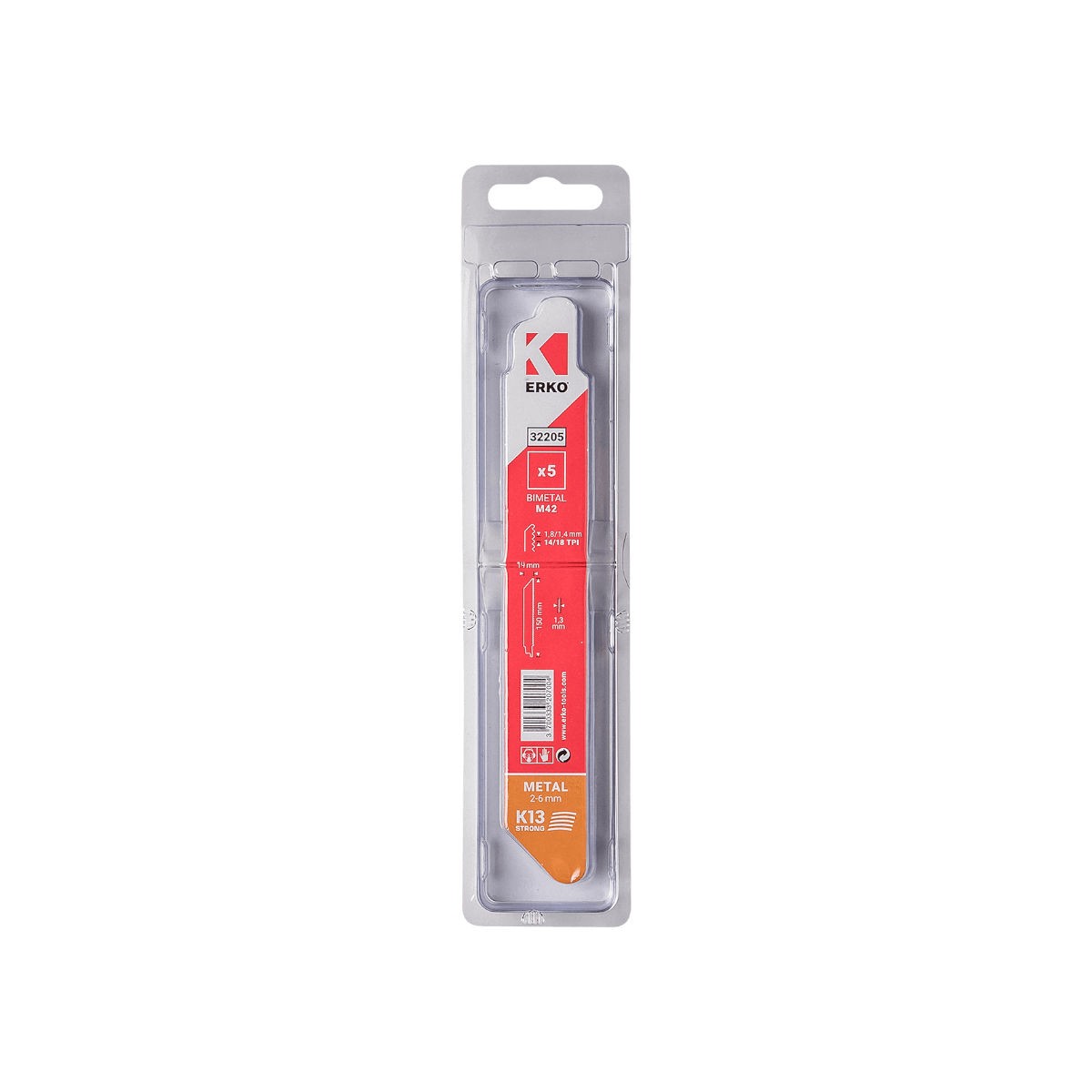 Lot De 5 Lames De Scie Sabre Bimétal 150 Mm – Pour Démolition & Métal – Silverline