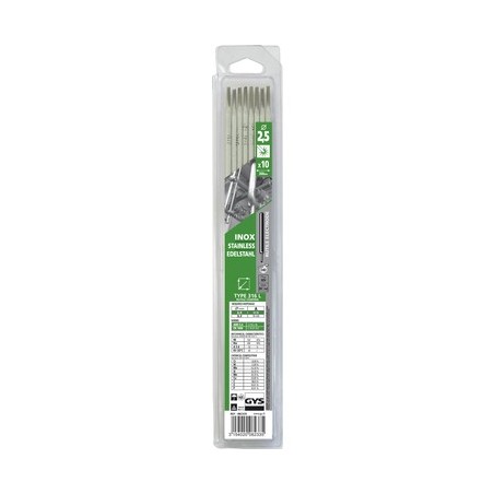 10 électrodes inox 316L Ø 2.5 mm 10 électrodes inox 316L Ø 2.5 mm