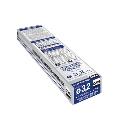 70 électrodes de soudure rutiles acier Ø 3.2 mm 70 électrodes de soudure rutiles acier Ø 3.2 mm