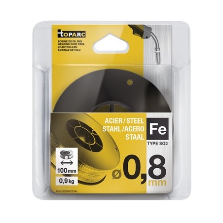 Bobine fil MAG Ø 0.8 mm - ER70S-6 / G3Si1 Bobine fil MAG Ø 0.8 mm - ER70S-6 / G3Si1