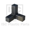 Raccord en Y tubes carrés 30x30 - Cœur acier | Comment Fer