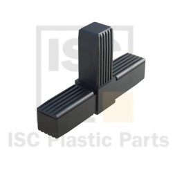 Raccord en T tubes carrés 30x30 - Cœur acier | Comment Fer