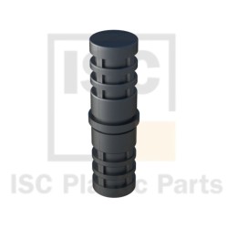 Raccord droit tubes ronds Ø40 mm - Cœur acier | Comment Fer