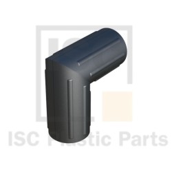 Raccord 90° tubes ronds Ø40 mm - Cœur acier | Comment Fer