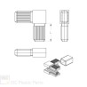 Raccord 90° inversé tubes rectangulaires 30x20 | Comment Fer