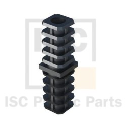 Raccord droit pour tubes carrés 30x30 - Cœur acier | Comment Fer