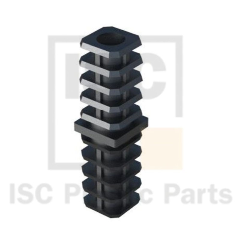 Raccord droit pour tubes carrés 30x30 - Cœur acier | Comment Fer