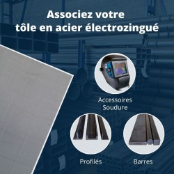 Tole acier éléctrozingué - EZ