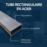 Tube rectangulaire acier 120x60 - Long. 1 à 4 mètres - Comment Fer