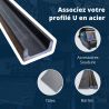 Fer u acier 40x20 Cornière U acier profilé - Comment Fer