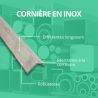  Corniere inox 25x25 - Long. 1 à 4 mètres - Comment Fer
