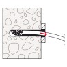 Goujon d'ancrage M8x70 Fischer FBN II zingué - Sachet de 4