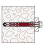 Cheville rallongée DuoXpand 10x80 Fischer - Sachet de 10