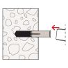 Cheville à frapper métal M6x30 Fischer EA II - Sachet de 30