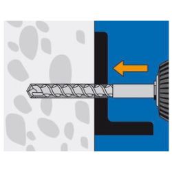 Goujon d'ancrage M8x80 galvanisé à chaud UPAT ICI - Lot de 100