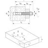 Goujon d'ancrage inox A4 M10x85 UPAT IMC - Lot de 50