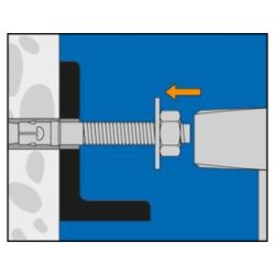 Goujon d'ancrage MAX M8x75 béton fissuré UPAT - Lot de 100