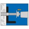 Goujon d'ancrage MAX M8x75 béton fissuré UPAT - Lot de 100