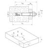 Goujon d'ancrage MAX M10x95 béton fissuré UPAT - Lot de 50