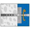 Cheville rallongée nylon 10x80 UPAT URD - Lot de 50