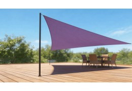 Poteau voile ombrage
